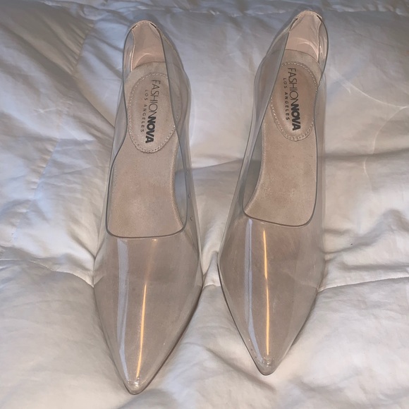Clear Heels (Fashion Nova) - Picture 1 of 2